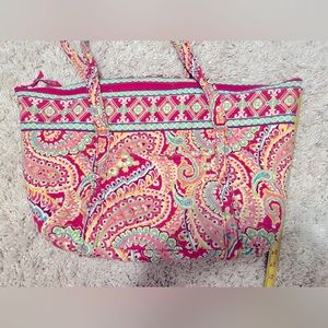 Vera Bradley Capri Melon Zipper Tote - Large